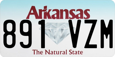 AR license plate 891VZM