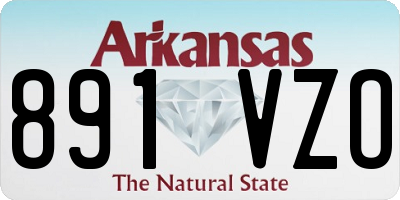 AR license plate 891VZO