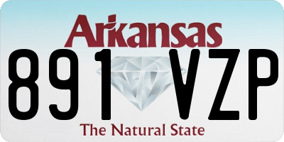 AR license plate 891VZP