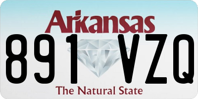 AR license plate 891VZQ