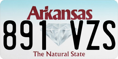 AR license plate 891VZS