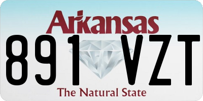 AR license plate 891VZT