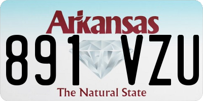 AR license plate 891VZU