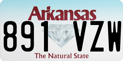 AR license plate 891VZW
