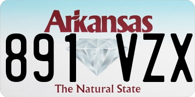 AR license plate 891VZX