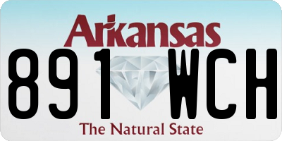 AR license plate 891WCH