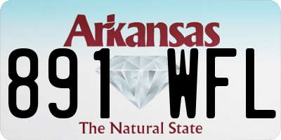 AR license plate 891WFL