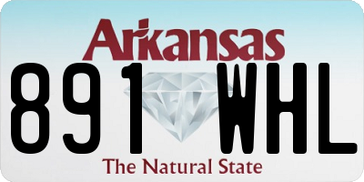 AR license plate 891WHL