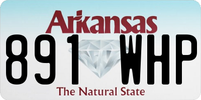 AR license plate 891WHP