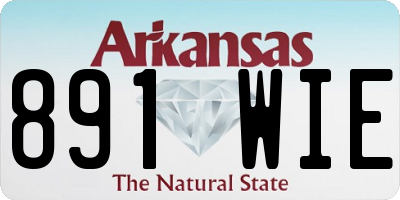 AR license plate 891WIE