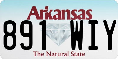 AR license plate 891WIY