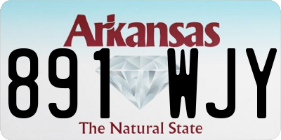 AR license plate 891WJY