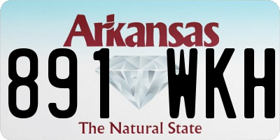 AR license plate 891WKH
