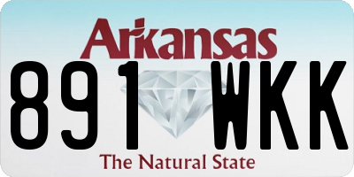 AR license plate 891WKK