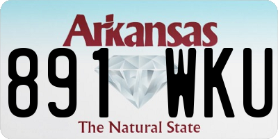 AR license plate 891WKU