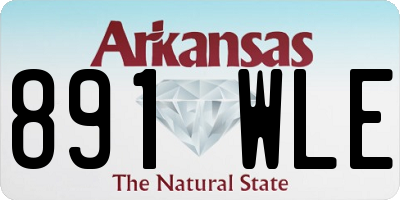 AR license plate 891WLE