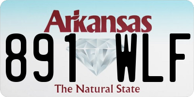 AR license plate 891WLF