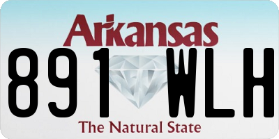 AR license plate 891WLH