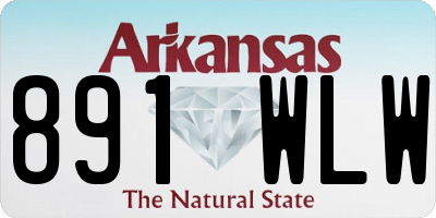 AR license plate 891WLW