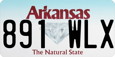 AR license plate 891WLX