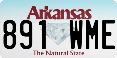 AR license plate 891WME