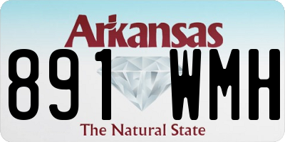 AR license plate 891WMH