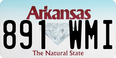 AR license plate 891WMI