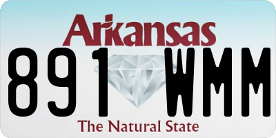 AR license plate 891WMM