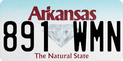 AR license plate 891WMN