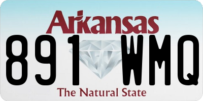 AR license plate 891WMQ