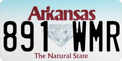 AR license plate 891WMR