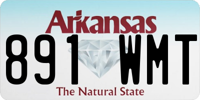 AR license plate 891WMT