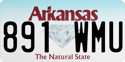 AR license plate 891WMU