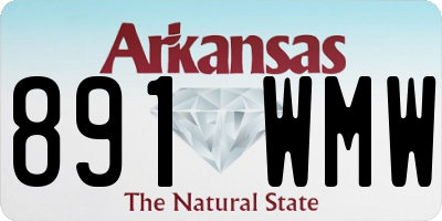 AR license plate 891WMW