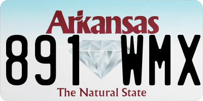 AR license plate 891WMX