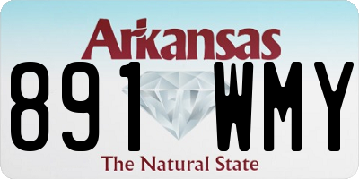AR license plate 891WMY