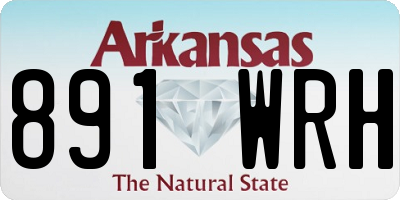 AR license plate 891WRH