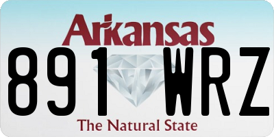 AR license plate 891WRZ
