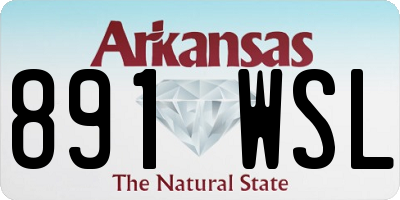 AR license plate 891WSL