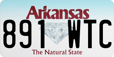 AR license plate 891WTC