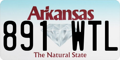 AR license plate 891WTL