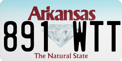 AR license plate 891WTT