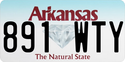 AR license plate 891WTY