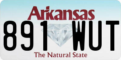 AR license plate 891WUT