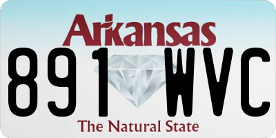 AR license plate 891WVC