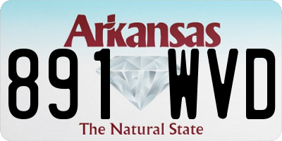 AR license plate 891WVD