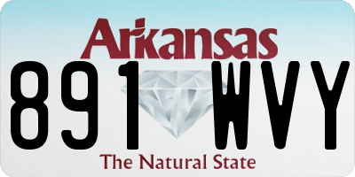 AR license plate 891WVY