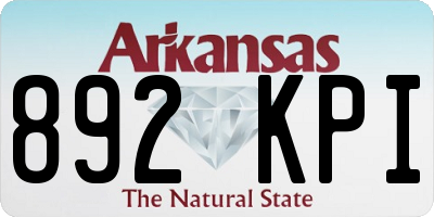 AR license plate 892KPI