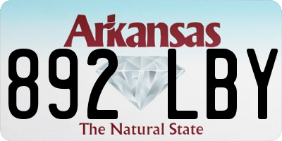 AR license plate 892LBY