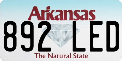 AR license plate 892LED